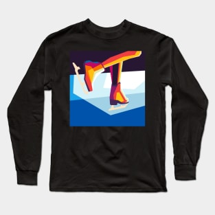 ice skating wpap Long Sleeve T-Shirt